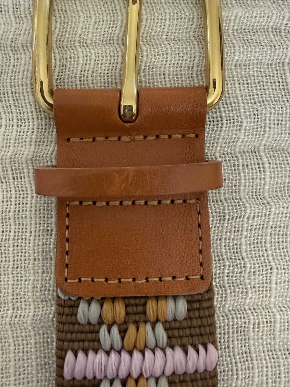 for your J.Crew belt.
🌵 J.Crew Bohemian Geo-Embroidered Web Belt – Size XS 🌸 - Picture 5 of 13